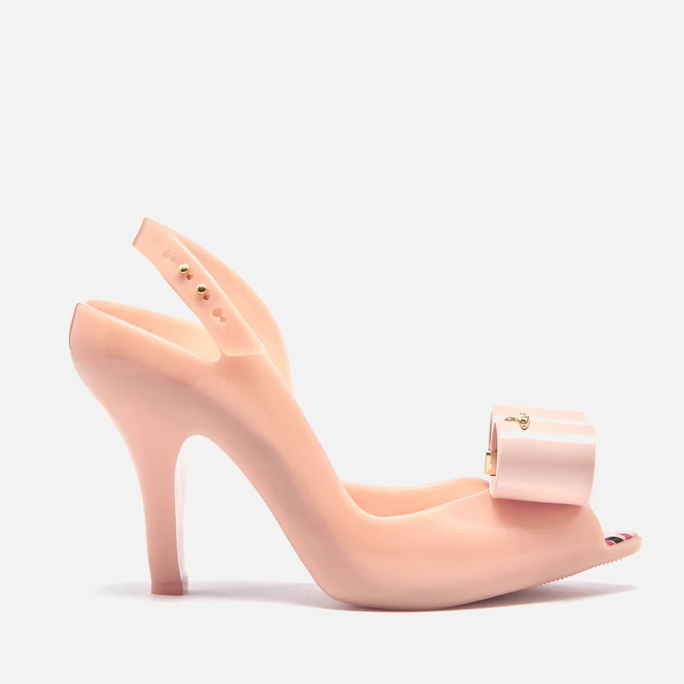 Vivienne Westwood for Melissa Women's Lady Dragon Bow Heeled Sandals - Nude Image 1