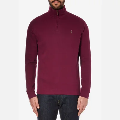 Polo Ralph Lauren Men's Quarter Zip Sweatshirt - Monarch Red