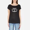 Karl Lagerfeld Women's Boucle Choupette Linen T-Shirt - Black - Image 1