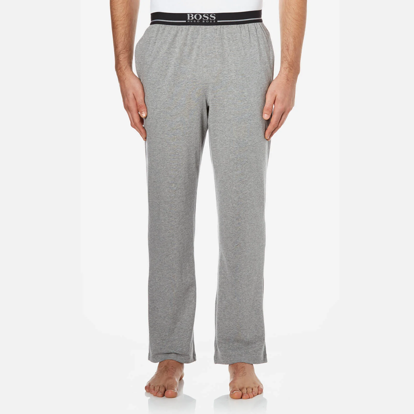 BOSS Hugo Boss Men's Cotton Lounge Pants - Grey Image 1