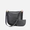 Diane von Furstenberg Women's Moon Leather/Suede Cross Body Bag - Black - Image 1