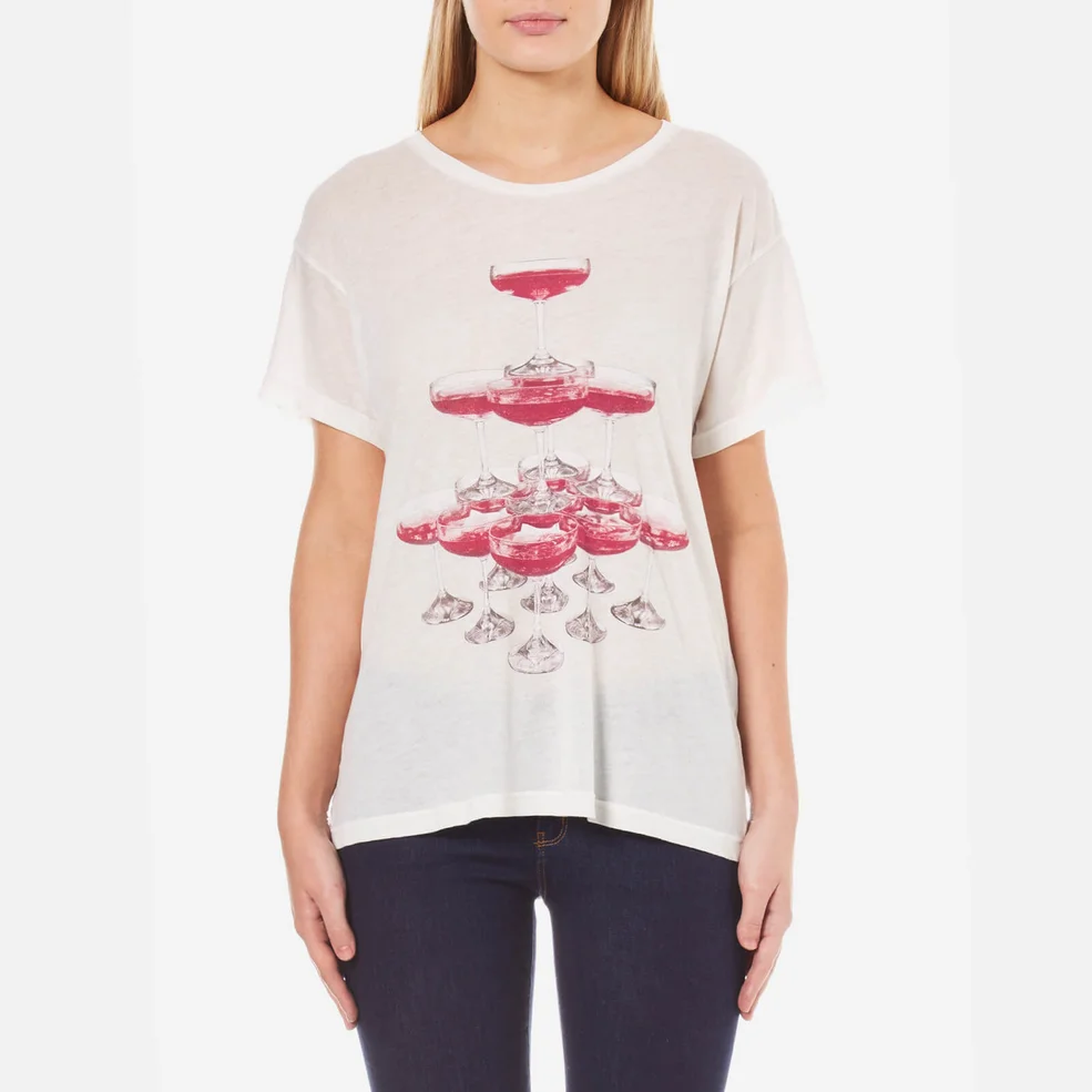 Wildfox Women's The Tower Manchester T-Shirt - Alabaster Image 1