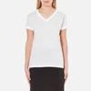 T by Alexander Wang Women's Superfine Jersey Short Sleeve V Neck T-Shirt - White - Image 1