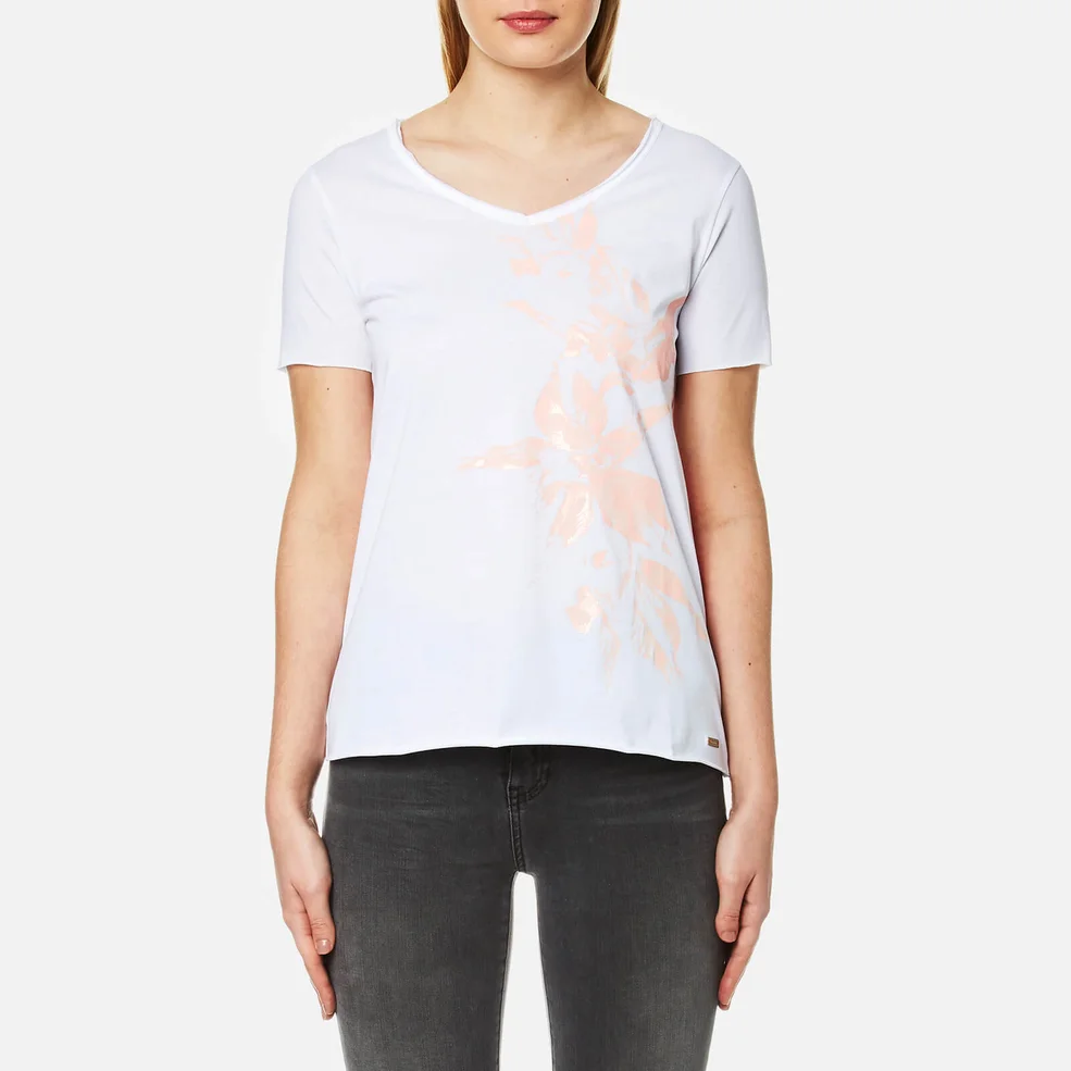 BOSS Orange Women's Vashirt T-Shirt - White Image 1