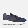 ETQ. Men's Sonic Rubberised Leather Trainers - Midnight - Image 1