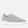 ETQ. Men's Low Top 4 Leather Trainers - Alloy - Image 1