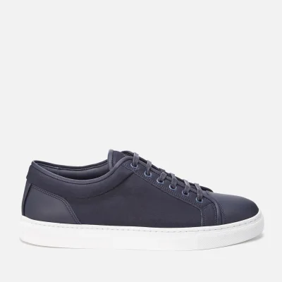 ETQ. Men's Low Top 1 Leather Trainers - Midnight