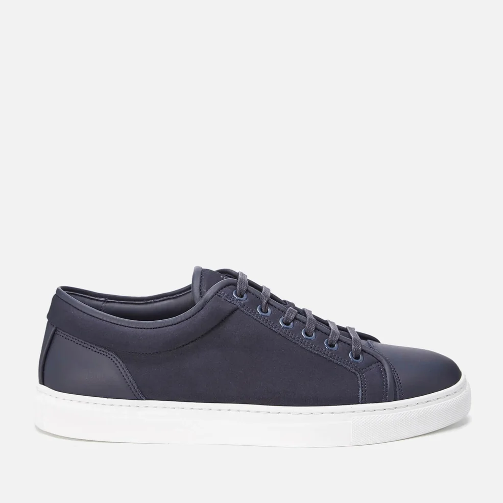 ETQ. Men's Low Top 1 Leather Trainers - Midnight Image 1