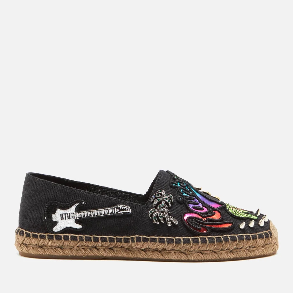 Marc Jacobs Women's Sienna Embroidered Flat Espadrilles - Black Multi Image 1