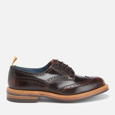Tricker's Men's Bourton Revival Leather Brogues - Brown Rub Off
