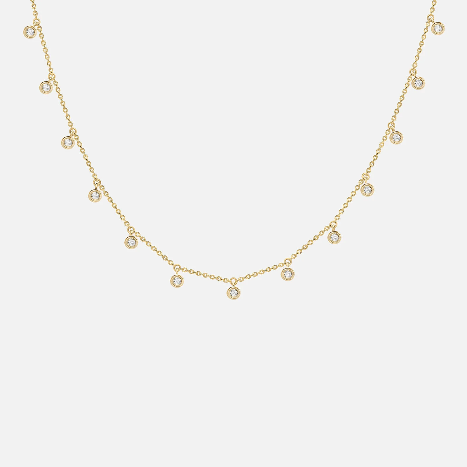 Missoma Women's Interstellar Drop Necklace - Gold Image 1