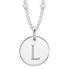 Missoma Women's Initial Charm Necklace - L - Silver - Image 1