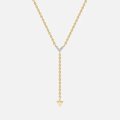Missoma Women's Nexus Lariat Necklace - Gold