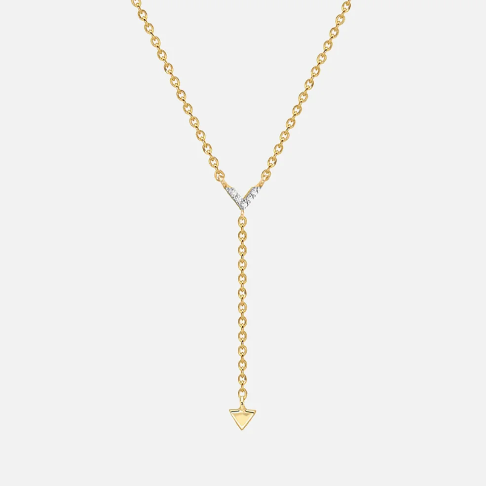 Missoma Women's Nexus Lariat Necklace - Gold Image 1