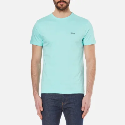 BOSS Green Men's Tee Basic T-Shirt - Open Blue