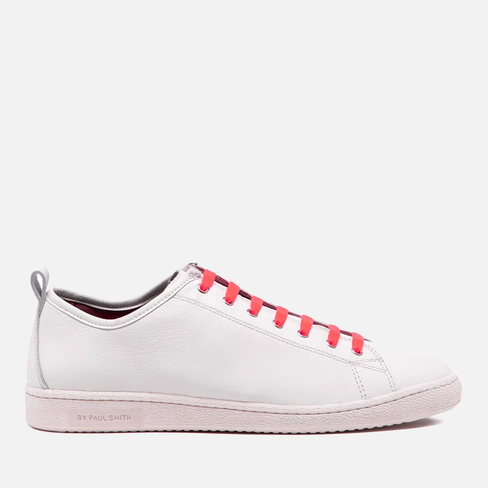 PS by Paul Smith Men's Miyata Leather Trainers - White Classic Calf Image 1