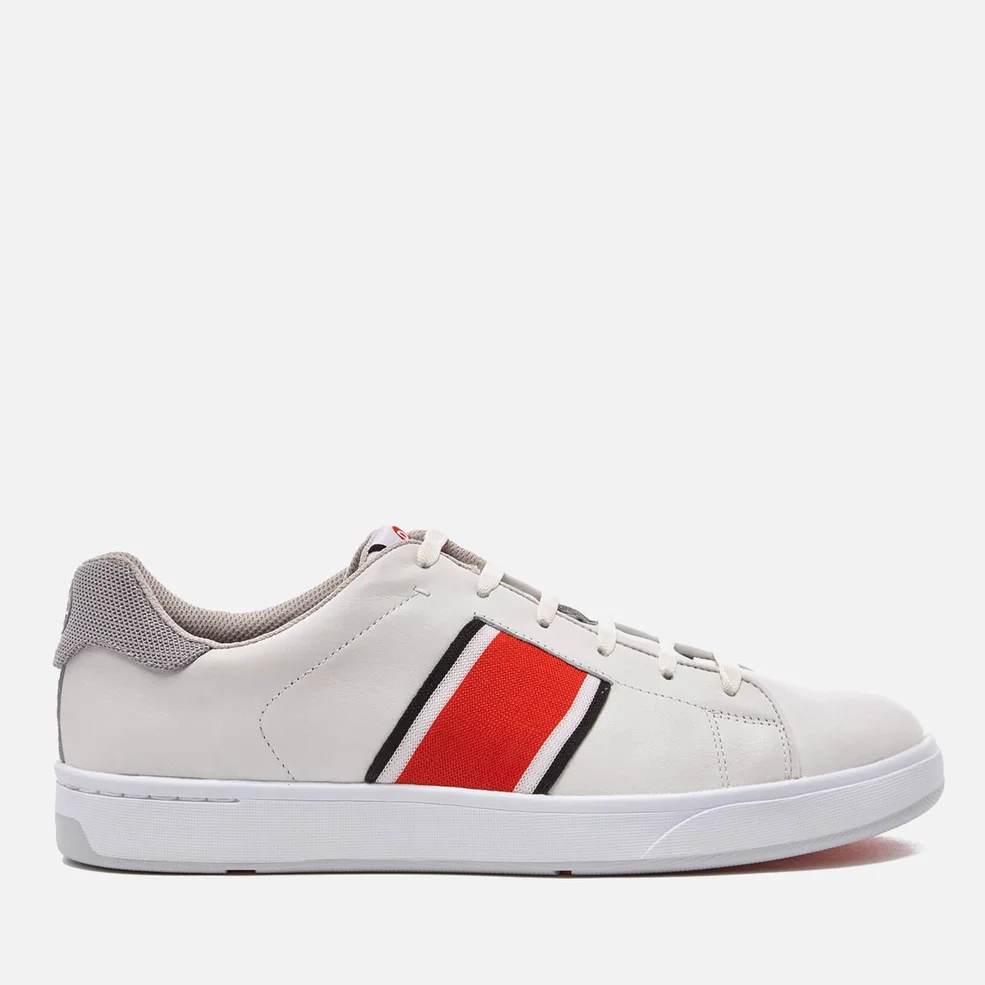 PS by Paul Smith Men's Lawn Stripe Trainers - White Mono Lux Image 1