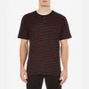 rag & bone Men's Colin Striped T-Shirt - Black/Red - Image 1