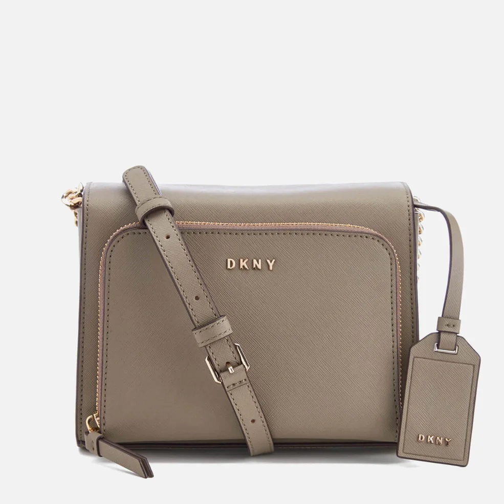 DKNY Women's Bryant Park Pocket Cross Body Bag - Clay Image 1