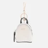 DKNY Women's Mini Backpack Bag Charm - Cream - Image 1