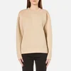 DKNY Women's Long Sleeve Pullover with Front Logo - Nude - Image 1