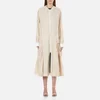 DKNY Women's Pure Reversible Oversized Hooded Coat - Gesso/Nude - Image 1