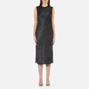 DKNY Women's Sleeveless Slip Dress with Seaming Detail - Black/Gesso - Image 1
