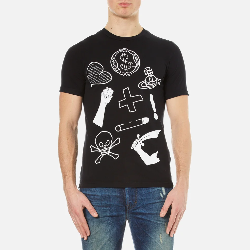 Vivienne Westwood Anglomania Men's Classic T-Shirt - Black Image 1