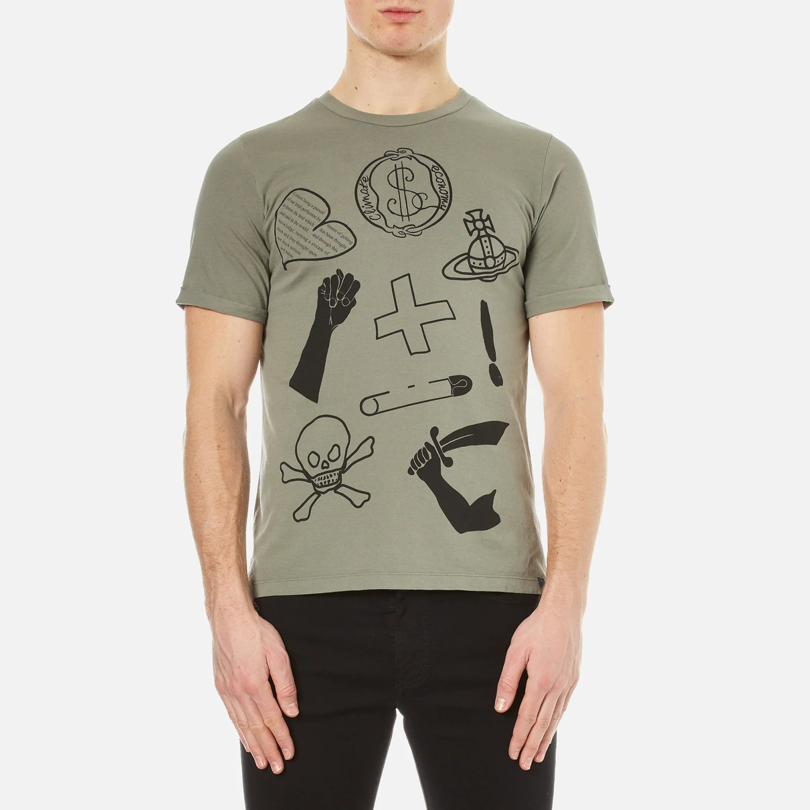 Vivienne Westwood Anglomania Men's Classic T-Shirt - Military Green Image 1