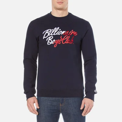 Billionaire Boys Club Men's Script Embroidered Sweatshirt - Navy