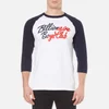 Billionaire Boys Club Men's Script Logo Raglan T-Shirt - White - Image 1