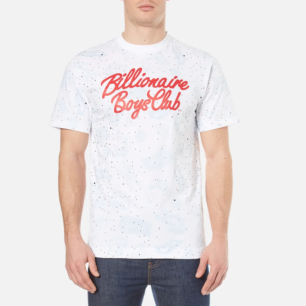 Billionaire Boys Club Men's Galaxy All Over Print T-Shirt - White Image 1
