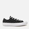 Converse Women's Chuck Taylor All Star II Ox Trainers - Black/White - Image 1