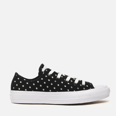 Converse Women's Chuck Taylor All Star II Ox Trainers - Black/White