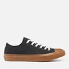 Converse Men's Chuck Taylor All Star II Ox Trainers - Black/Gum - Image 1