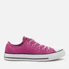 Converse Women's Chuck Taylor All Star Ox Trainers - Magenta Glow/Black/White - Image 1