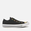 Converse Women's Chuck Taylor All Star Ox Trainers - Black/Gold/White - Image 1