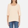 Maison Scotch Women's Home Alone Loose Fitted Short Sleeve Sweatshirt - Rose White - Image 1