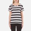 Maison Scotch Women's Loose Fit T-Shirt in Stripes - Multi - Image 1