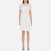 MICHAEL MICHAEL KORS Women's Eyelet Mix Short Sleeve Dress - White - Image 1