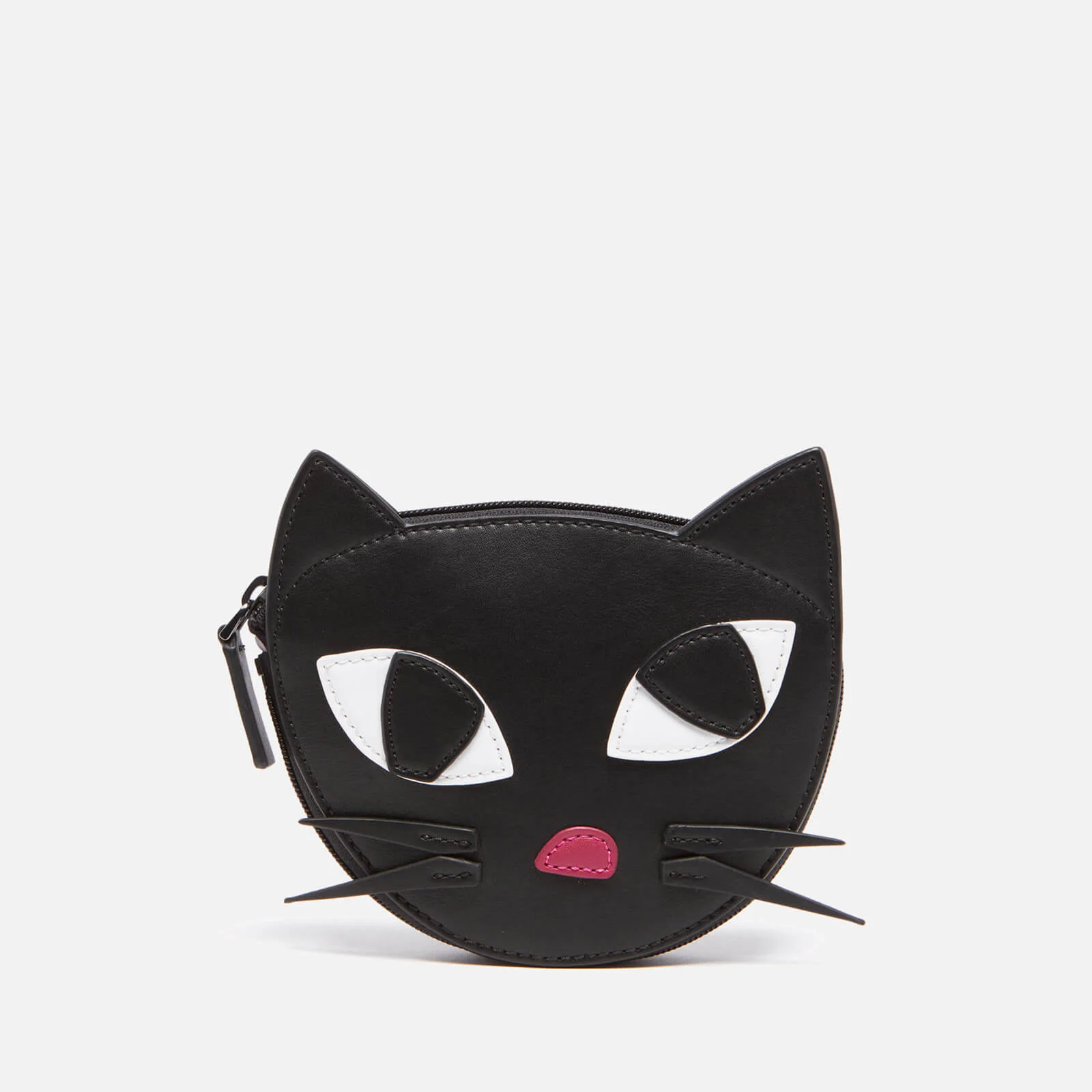 Lulu Guinness Women's Kooky Cat Foldaway Shopper Bag - Black White Image 1