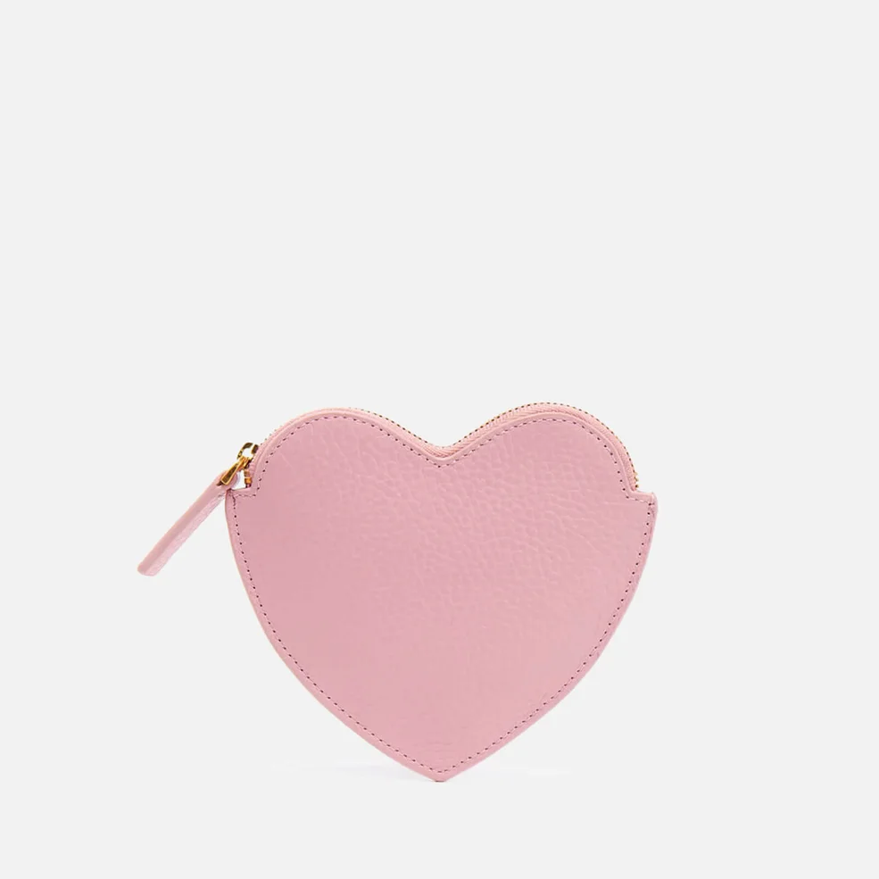 Lulu Guinness Women's Heart Shaped Small Coin Purse - Rose Pink Image 1