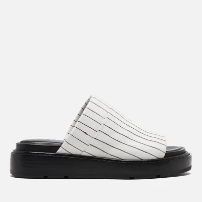DKNY Women's Casey Flat Slide Sandals - Cream