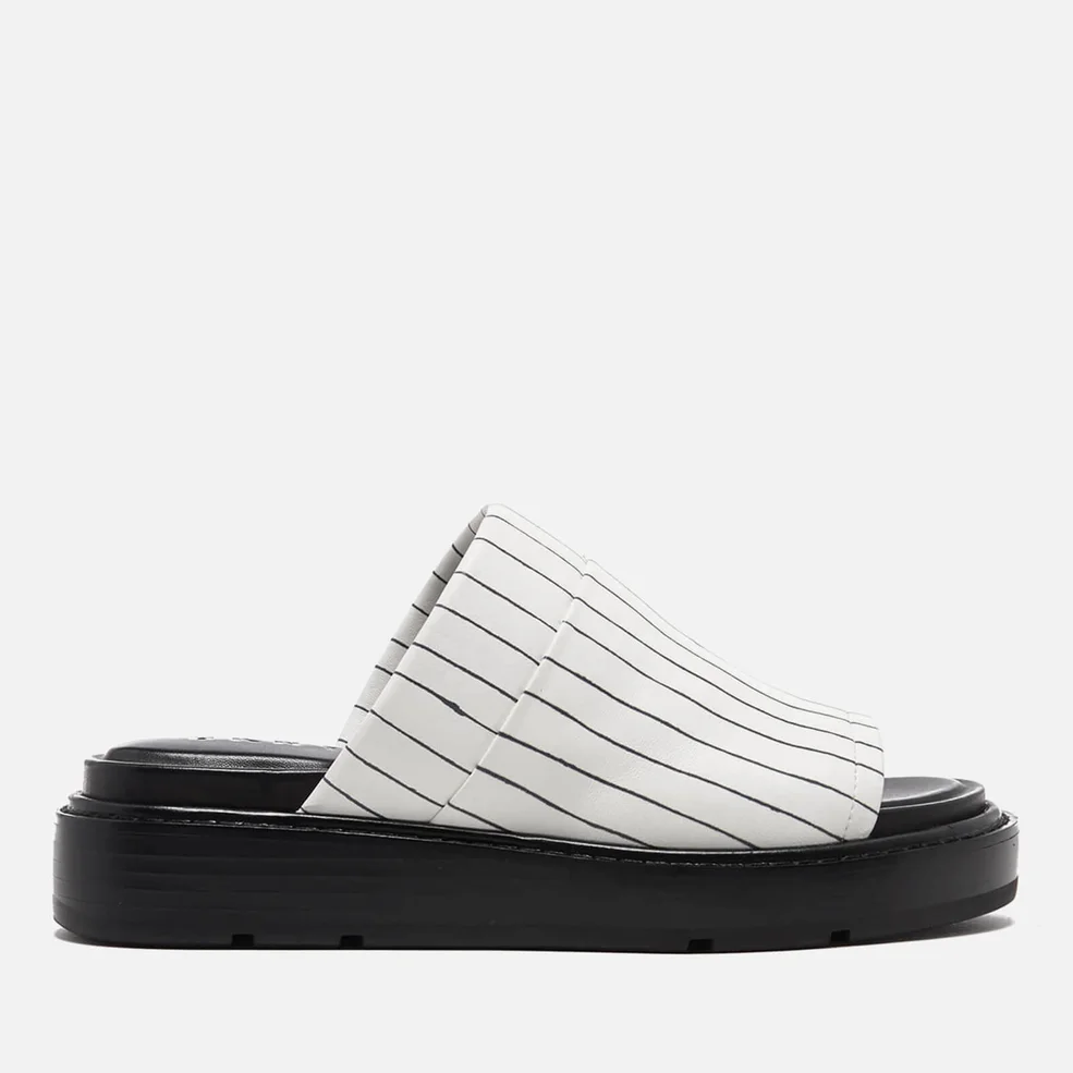 DKNY Women's Casey Flat Slide Sandals - Cream Image 1