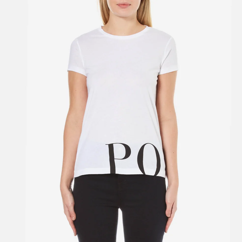 Polo Ralph Lauren Women's Graphic T-Shirt - White Image 1