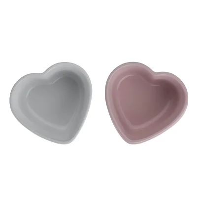 Le Creuset Stoneware Heart Ramekins - Set of 2