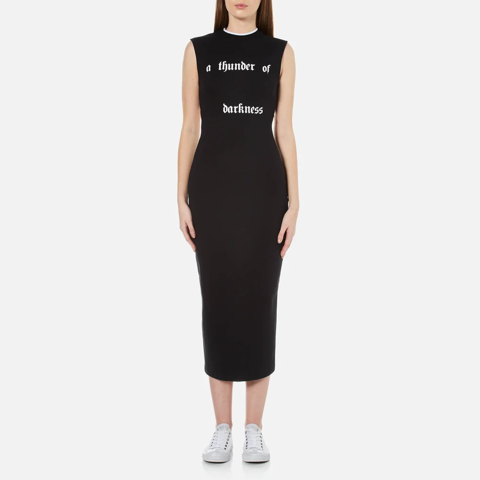 McQ Alexander McQueen Women's Cutout Bodycon Dress - Darkest Black Image 1