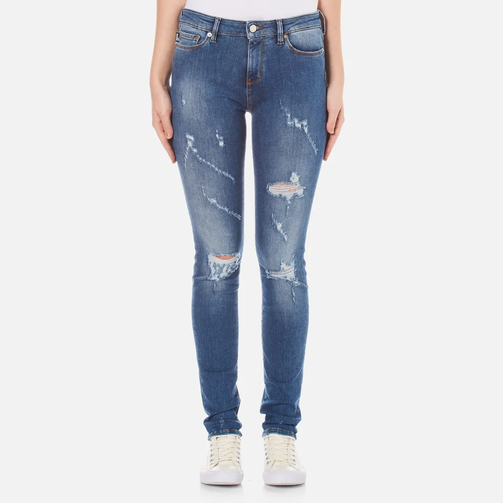 Love Moschino Women's 5 Pocket Skinny Fit Jeans - Denim Image 1