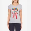 Love Moschino Women's Fitted Candy Bow T-Shirt - Melange Grey - Image 1