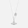 Vivienne Westwood Women's Clotilde Necklace - White Cubic Rhodium - Image 1